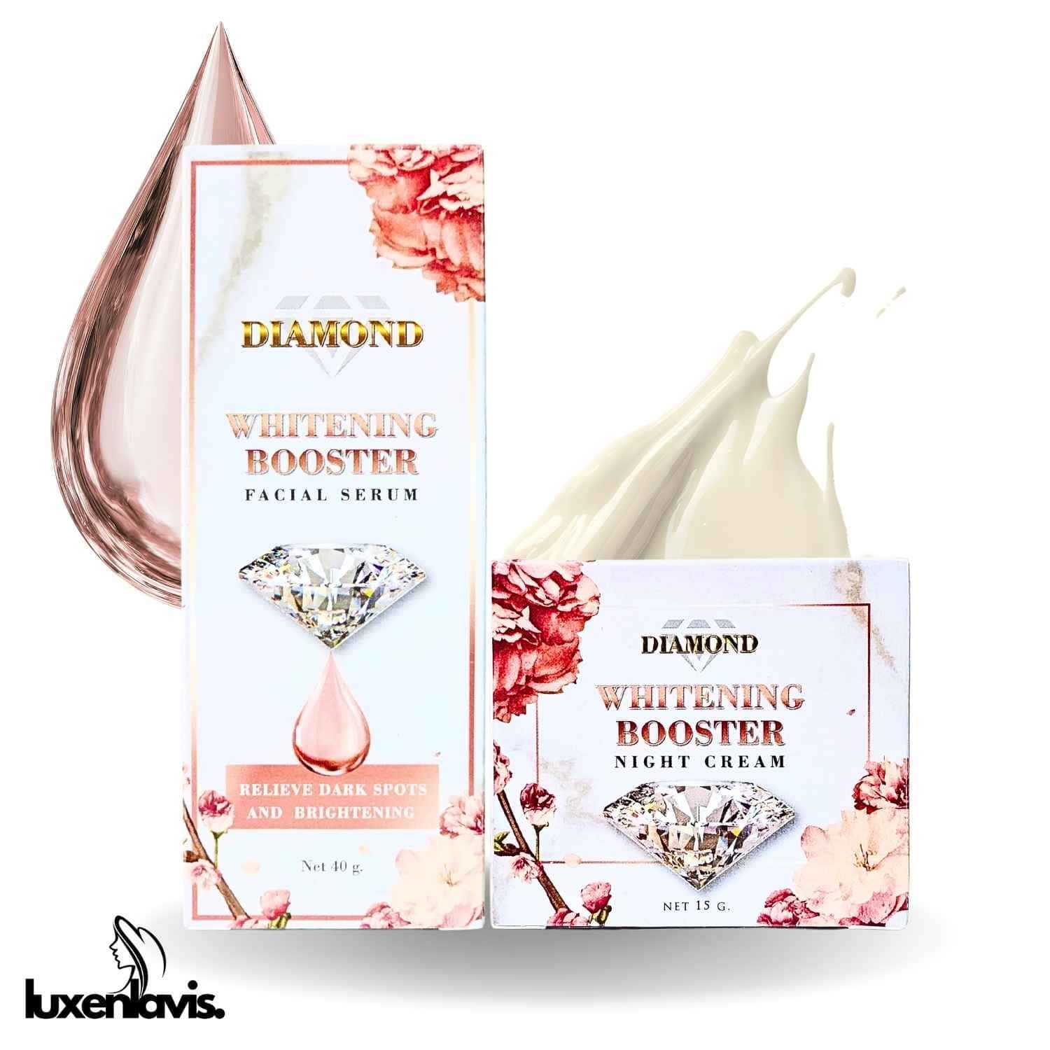 Luxenlavis Diamond Whitening and Night Creams for Skin Brightening and Dark Spot Removal.