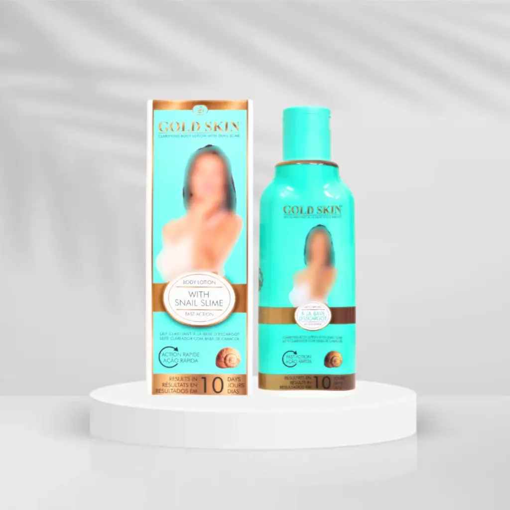 gold skin lotion